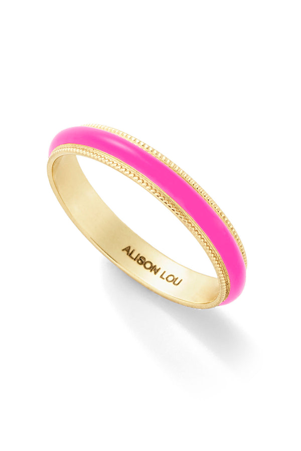 Alison Lou Medium Enamel Band