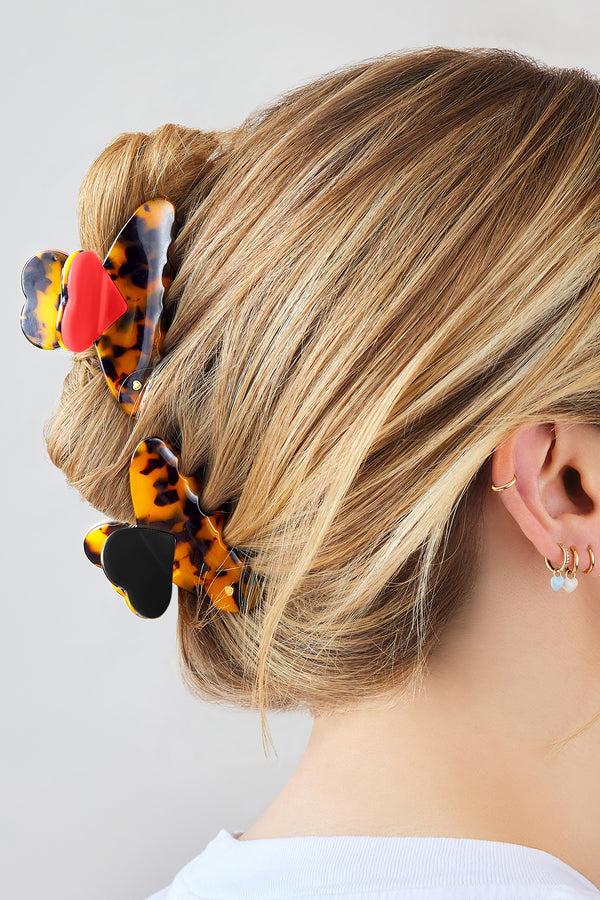 Alison Lou Medium Heart Jelly Hair Clip