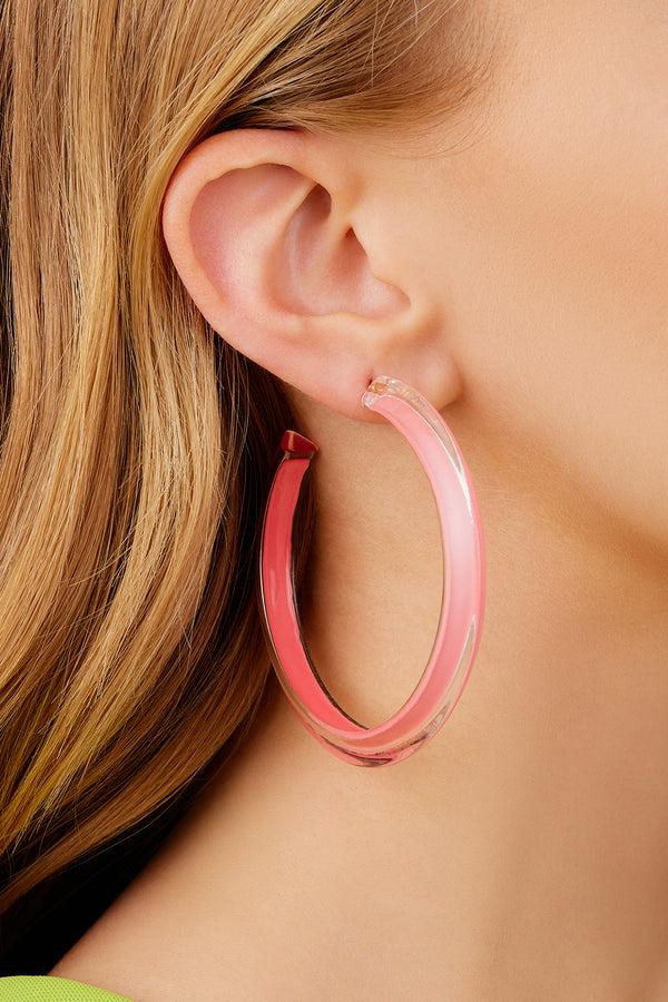 Alison Lou Medium Lucite Jelly Hoop™ Earrings