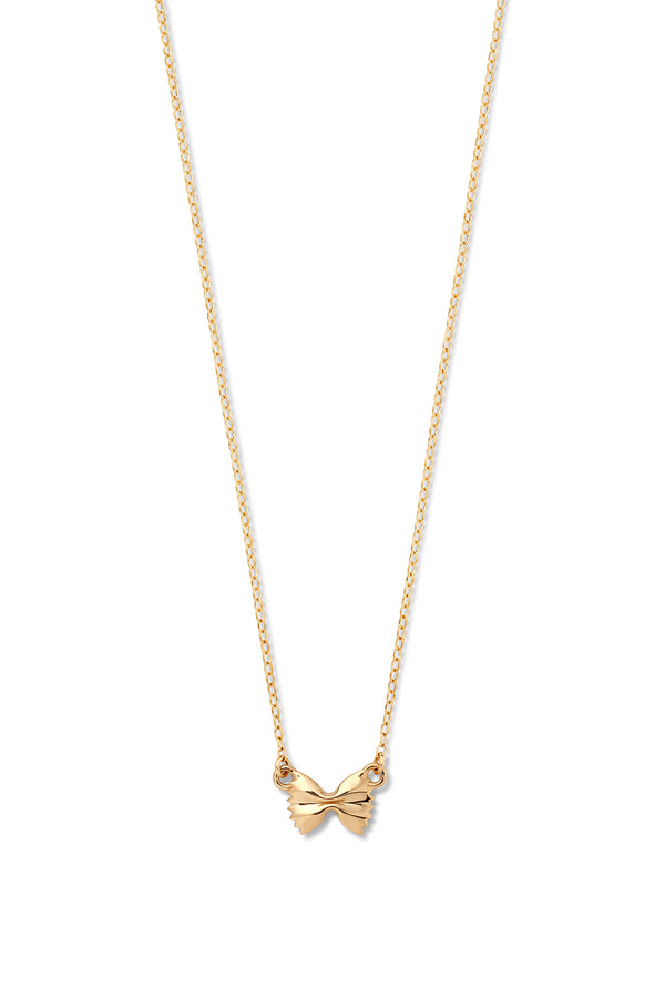 alison lou Mini Bowtie Necklace