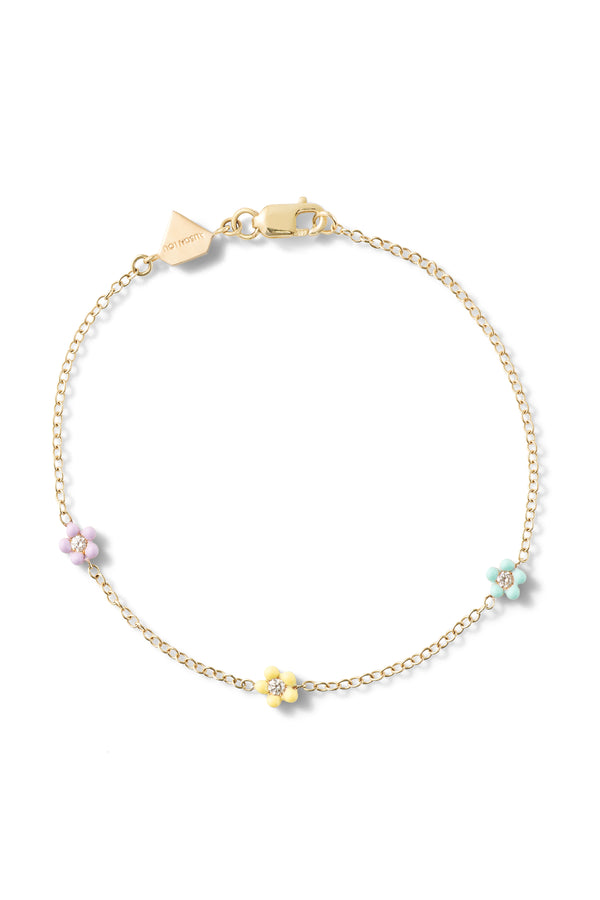 alison lou Mini Flower By The Yard Bracelet