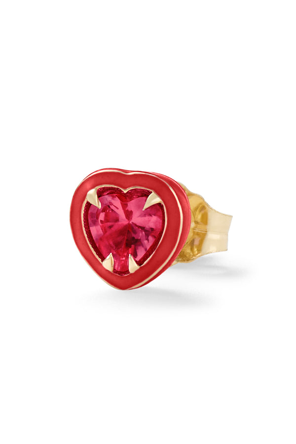alison lou Mini Heart Cocktail Stud