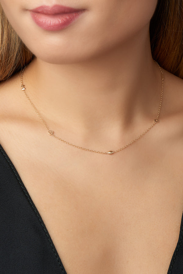 Alison Lou Mini Pasta By The Yard Necklace