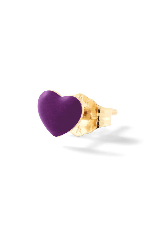 alison lou Mini Puffy Heart Stud
