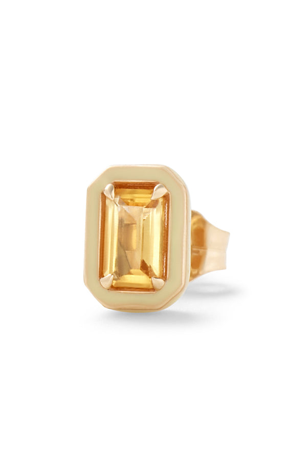 alison lou Mini Rectangular Cocktail Stud