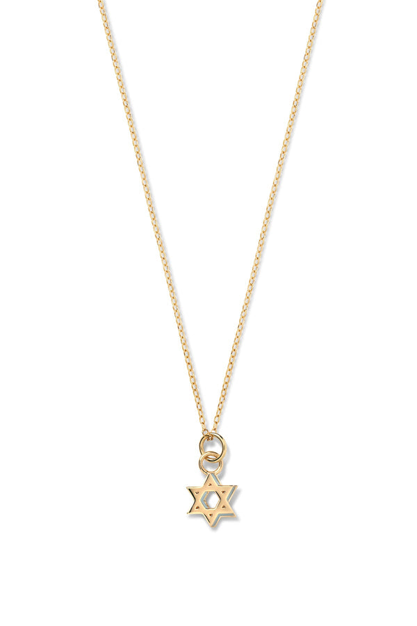 Alison Lou Mini Star Of David Shadow Necklace
