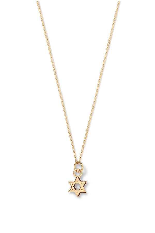 alison lou Mini Star of David Shadow Necklace