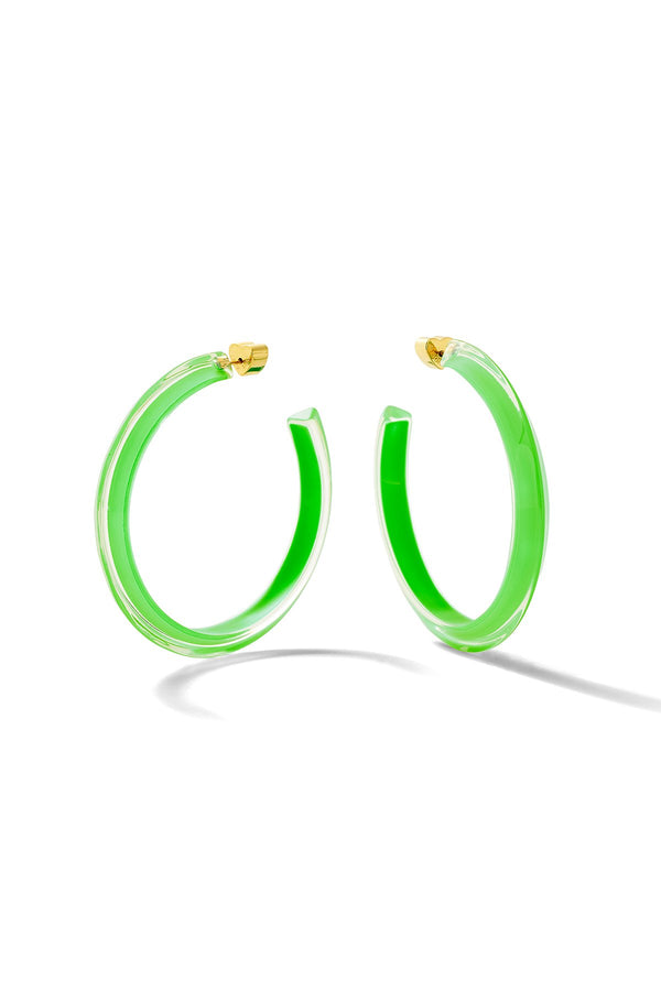 Alison Lou Neon Medium Jelly Hoops