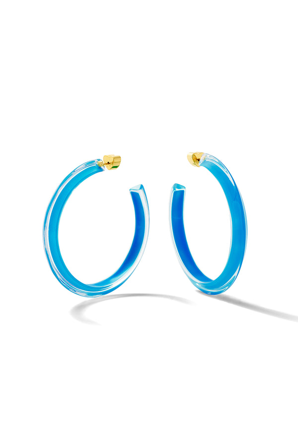 alison lou Neon Medium Jelly Hoops