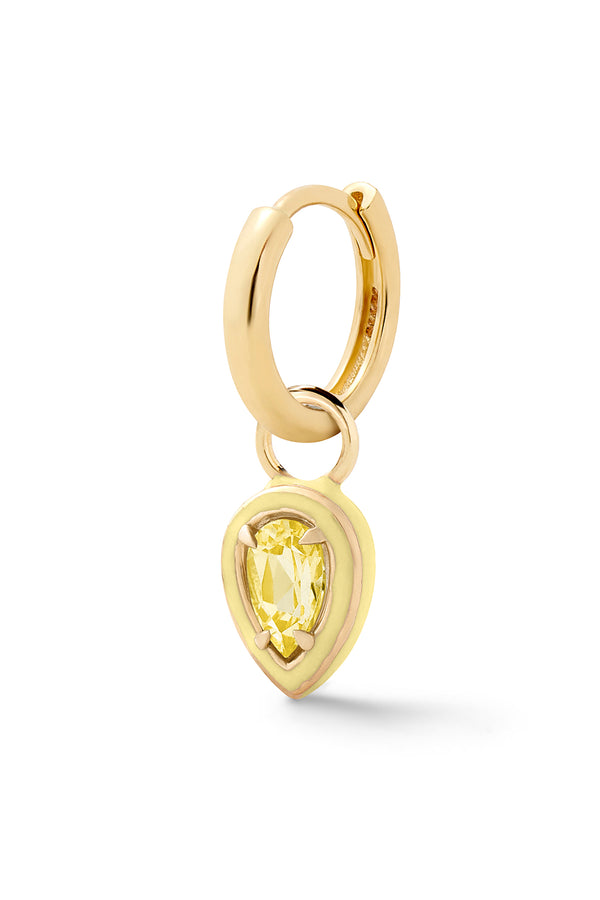 Alison Lou Pear Cocktail Huggie