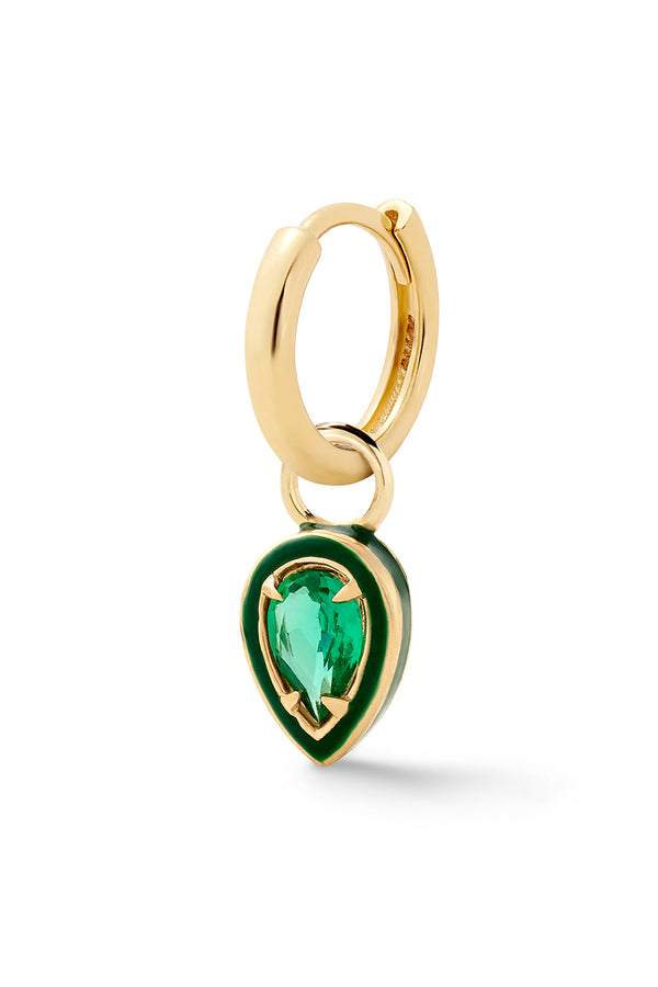 Alison Lou Pear Cocktail Huggie