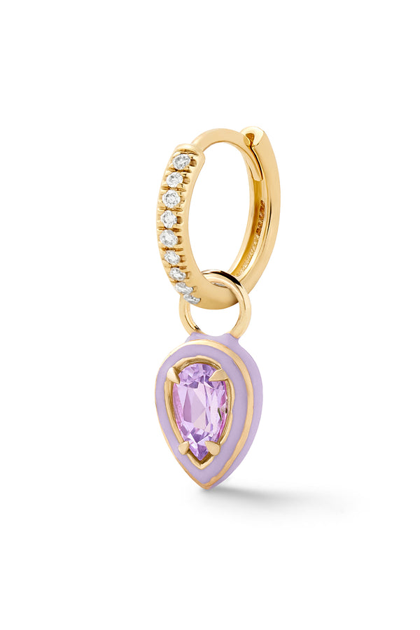 Alison Lou Pear Cocktail Huggie