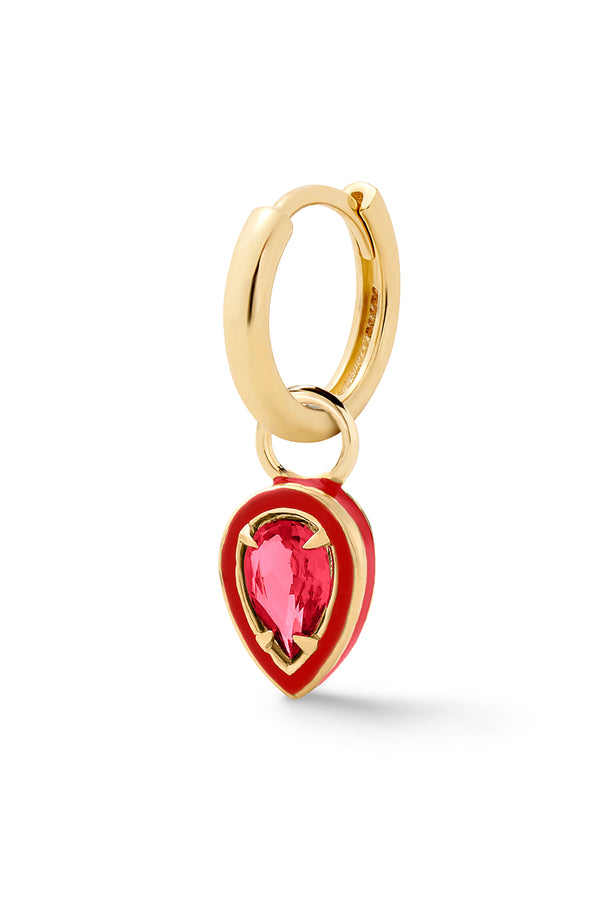 alison lou Pear Cocktail Huggie