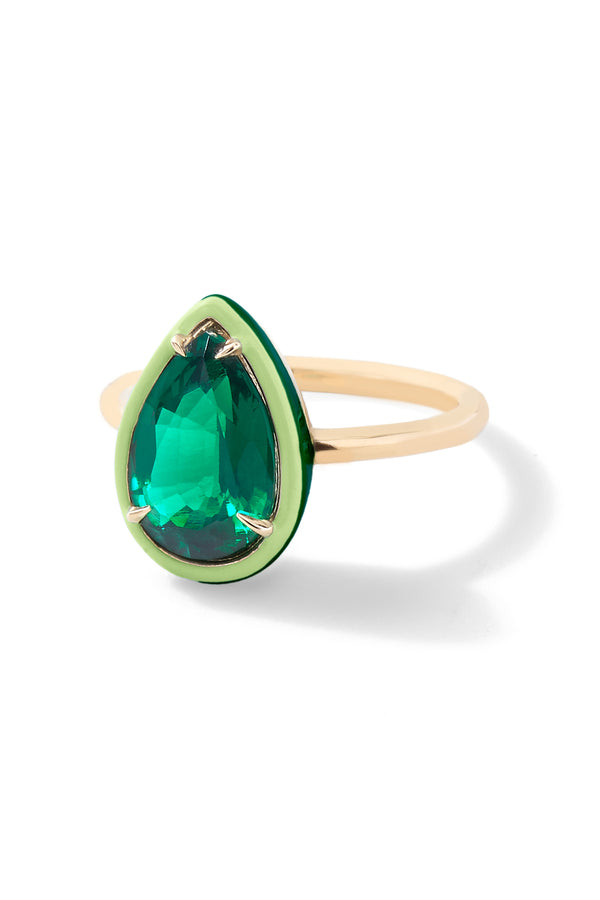 Alison Lou Pear Cocktail Ring