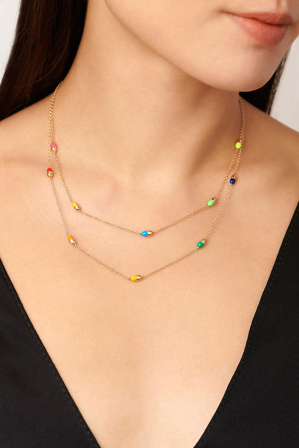 Alison Lou Pill By The Yard Necklace