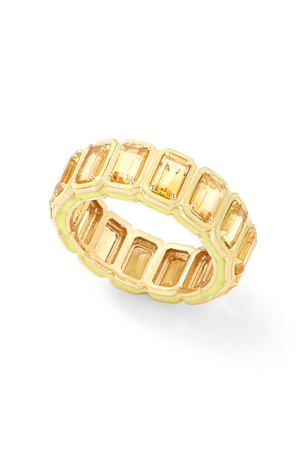 Alison Lou Rectangular Cocktail Eternity Band