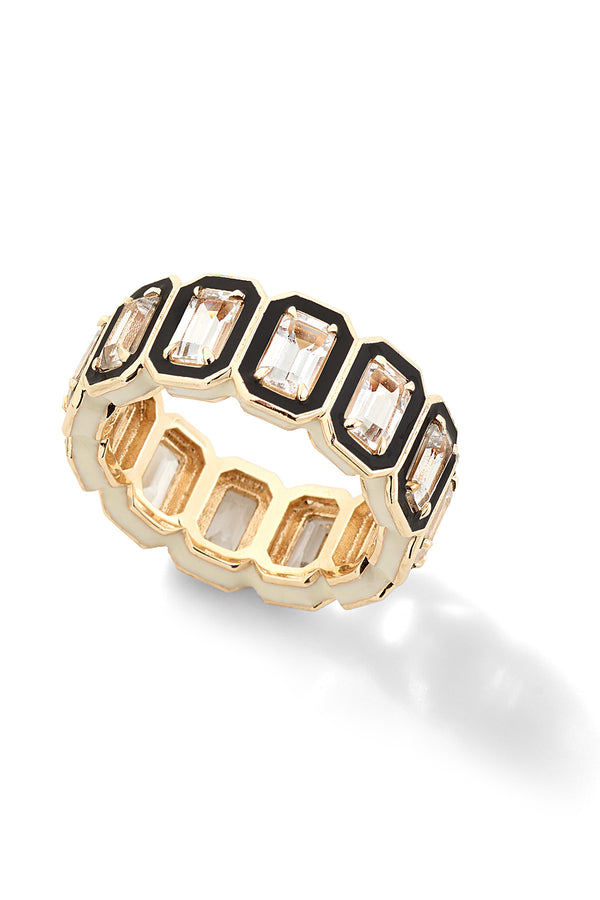 Alison Lou Rectangular Cocktail Eternity Band