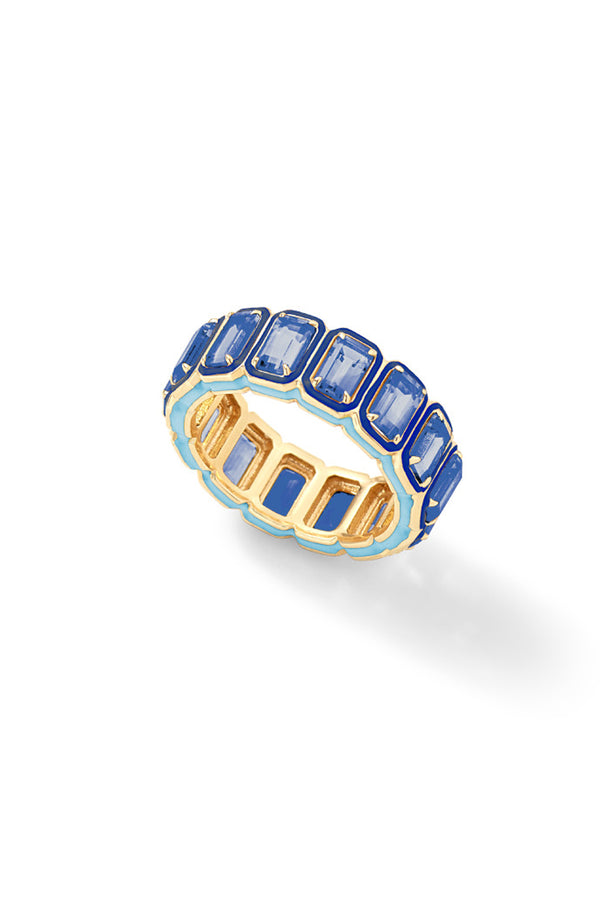 Alison Lou Rectangular Cocktail Eternity Band