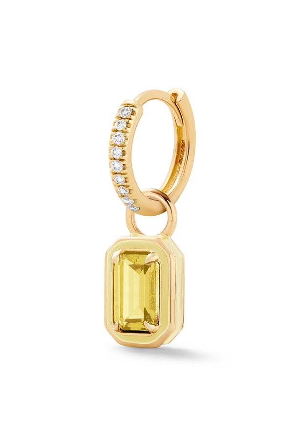 alison lou Rectangular Cocktail Huggie