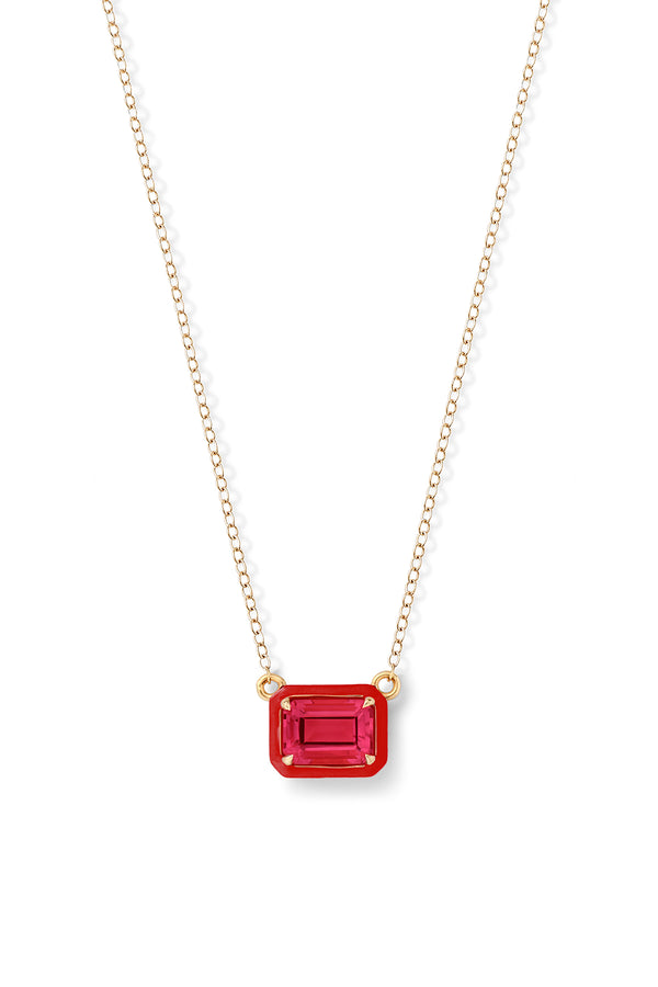 Alison Lou Rectangular Cocktail Necklace