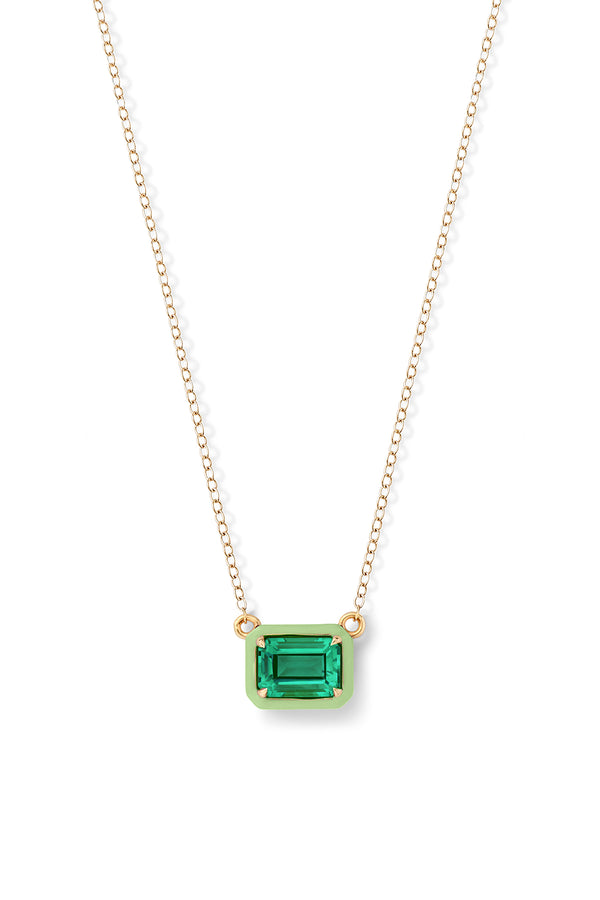 alison lou Rectangular Cocktail Necklace
