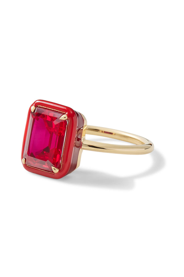 Alison Lou Rectangular Cocktail Ring