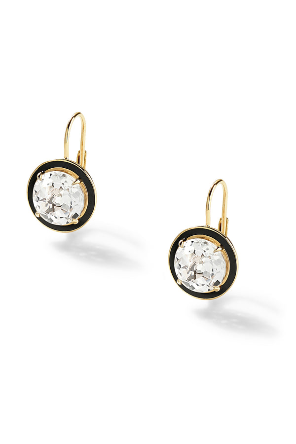 Alison Lou Round Cocktail Drops - White Topaz