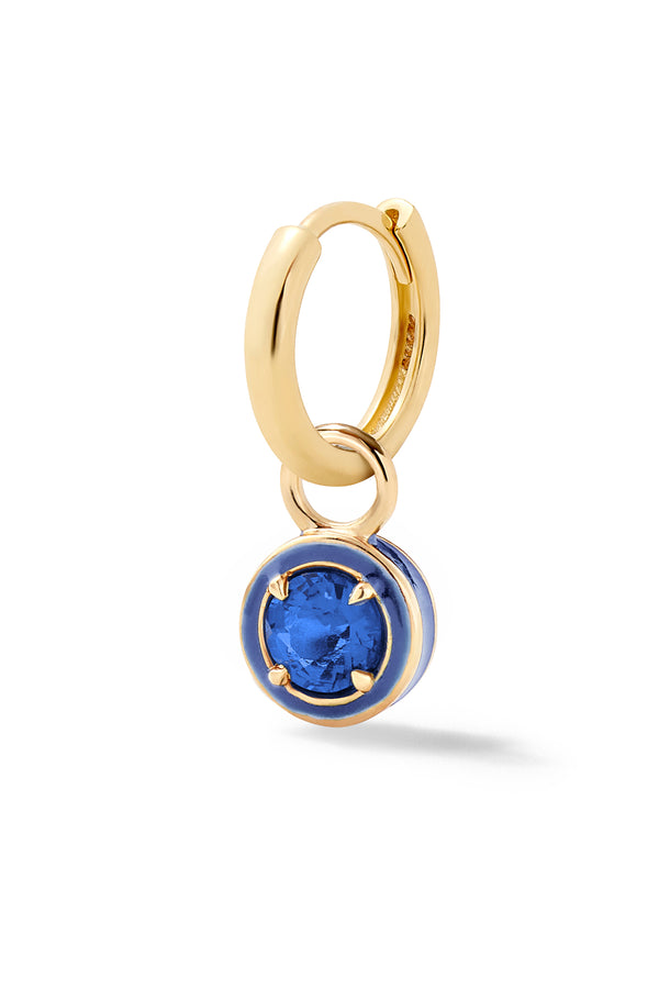 Alison Lou Round Cocktail Huggie