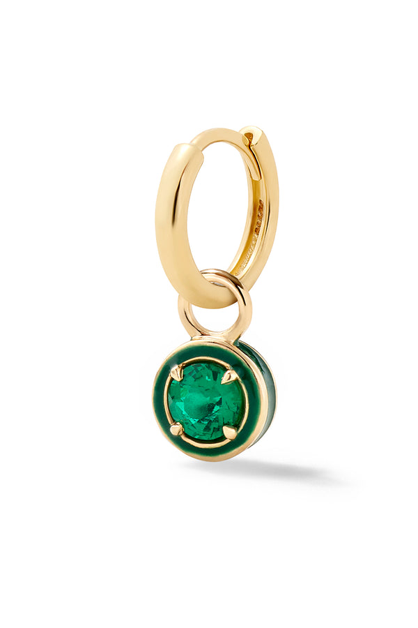 Alison Lou Round Cocktail Huggie