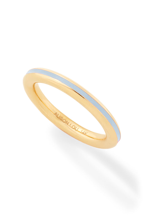 alison lou Rounded Enamel Band