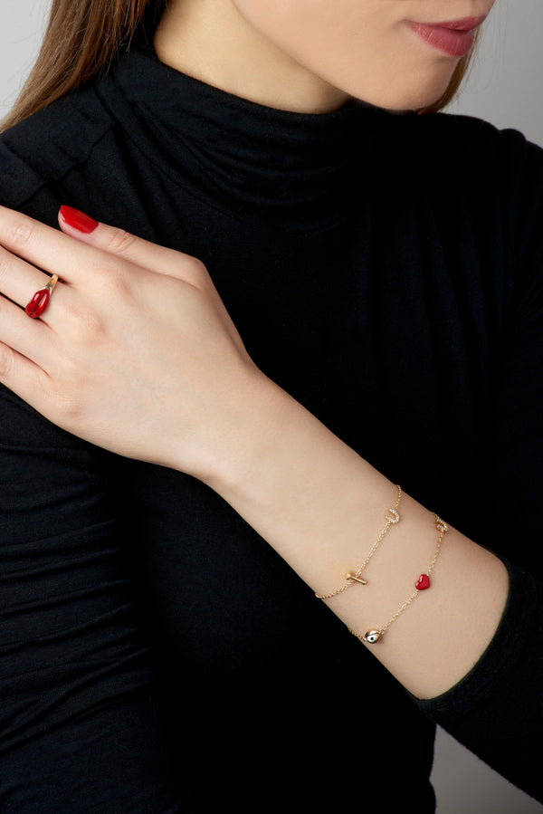 Alison Lou Screw U Bracelet