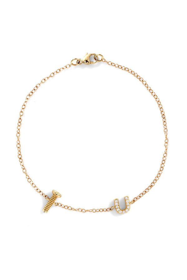 alison lou Screw U Bracelet
