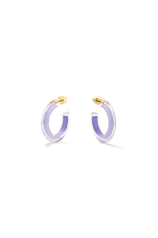 Alison Lou Small Lucite Jelly Hoop™ Earrings