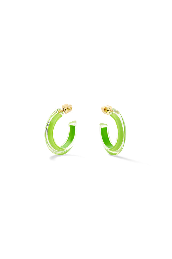 Alison Lou Small Lucite Jelly Hoop™ Earrings