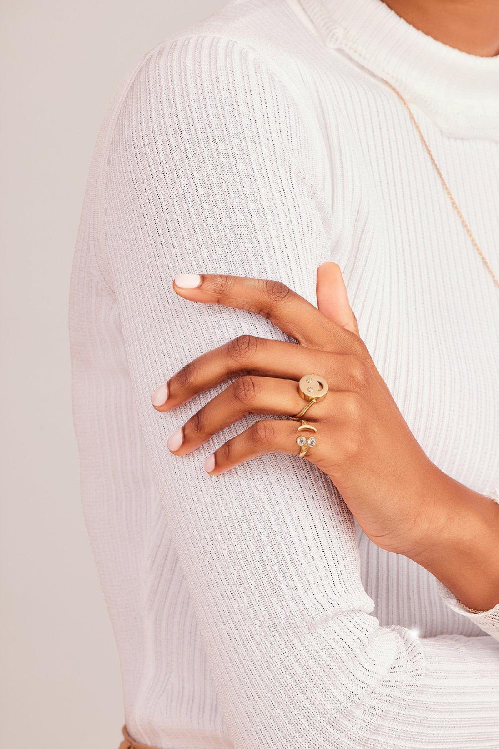 Alison Lou Smile Wrap Ring