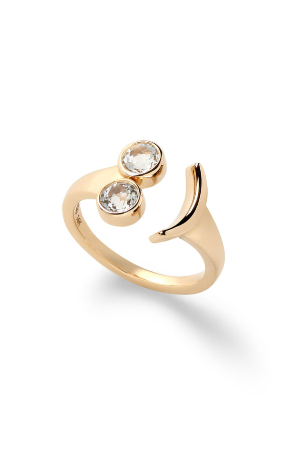 alison lou Smile Wrap Ring