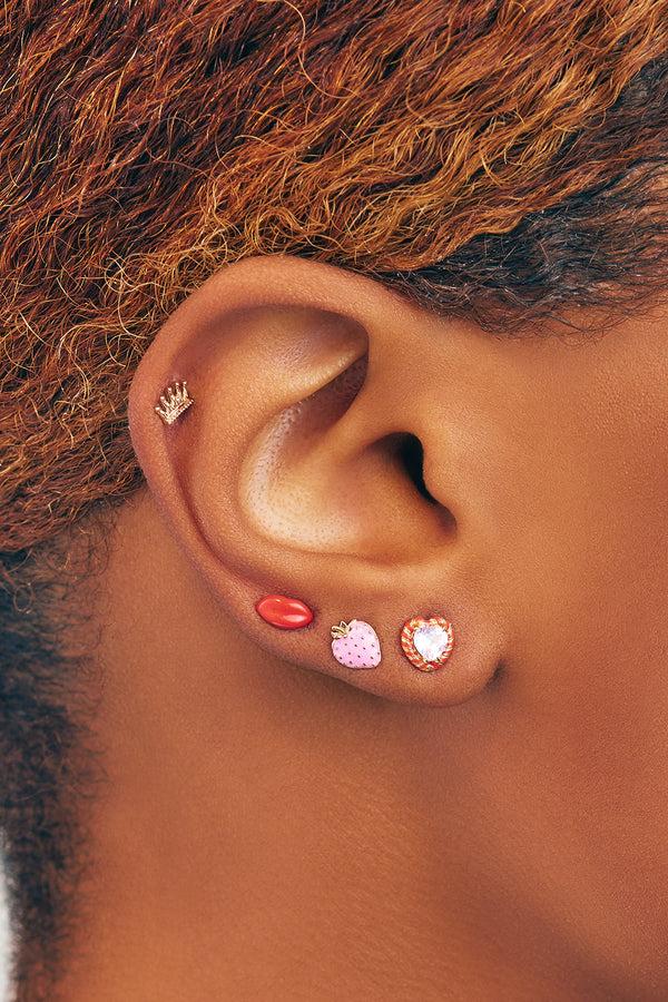 Alison Lou Strawberry Stud