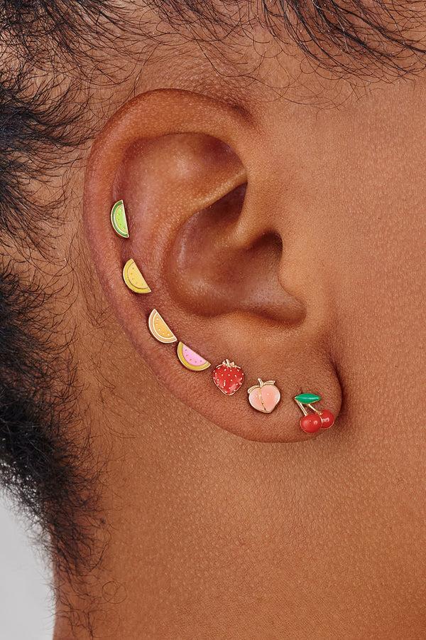 Alison Lou Strawberry Stud