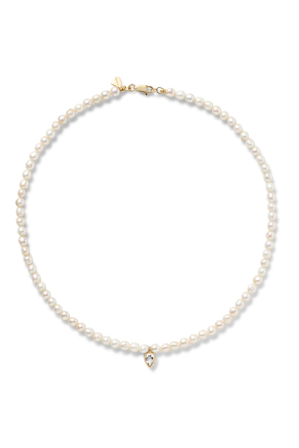 Alison Lou Tear Pearl Necklace