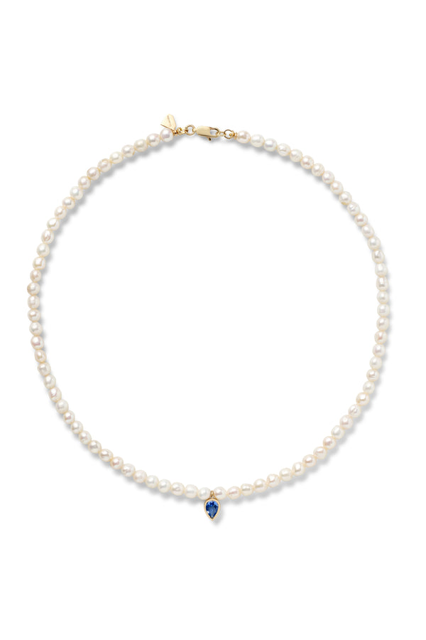 Alison Lou Tear Pearl Necklace