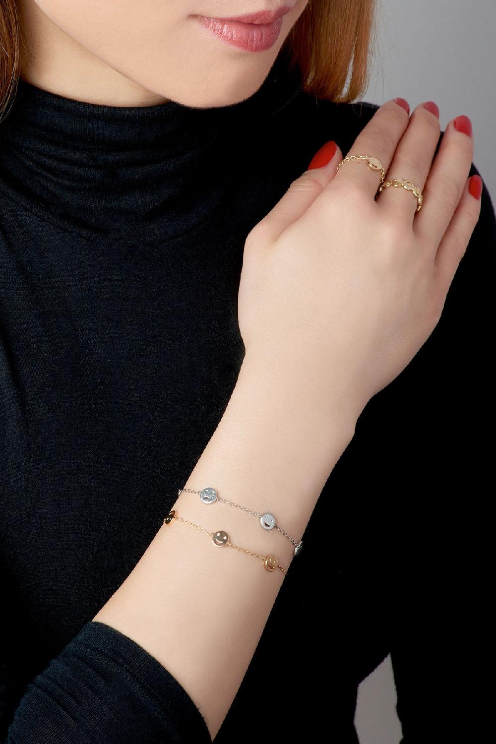 Alison Lou Three Happy Bracelet