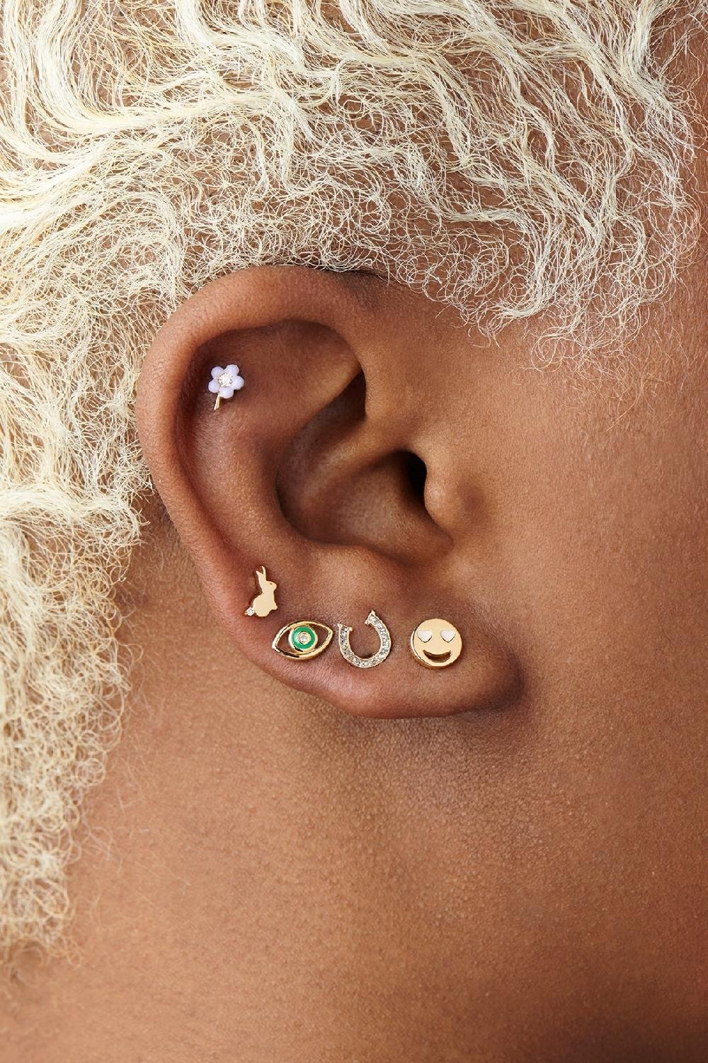 Alison Lou Tiny Bunny Stud