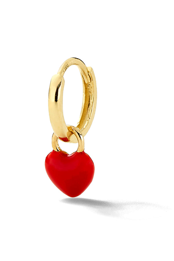 Alison Lou Tiny Heart Huggie