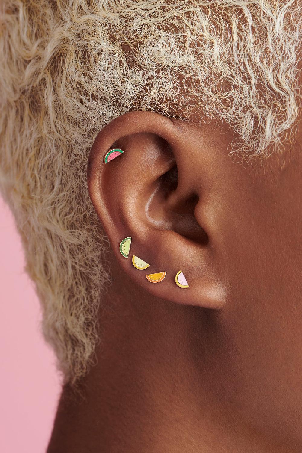 Alison Lou Watermelon Stud