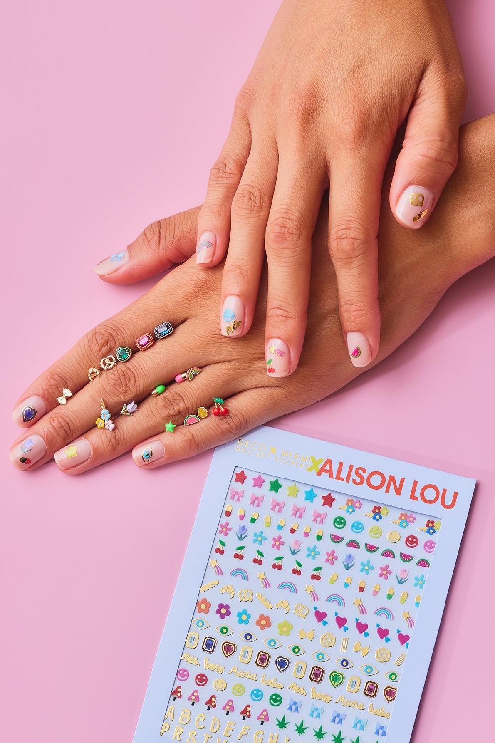 Alison Lou Deco Miami X Alison Lou Nail Art Sticker Pack