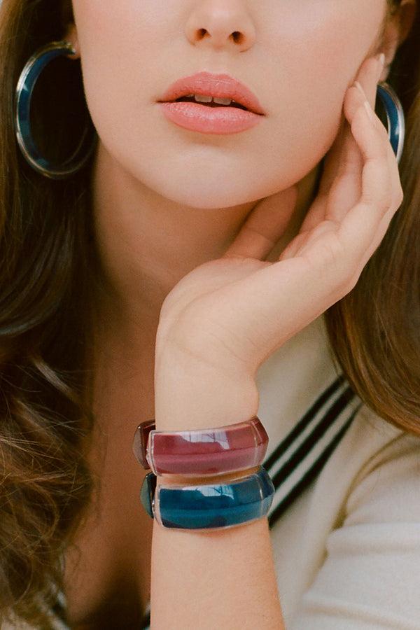 Alison Lou Fall Medium Lucite Jelly Hoop™ Earrings