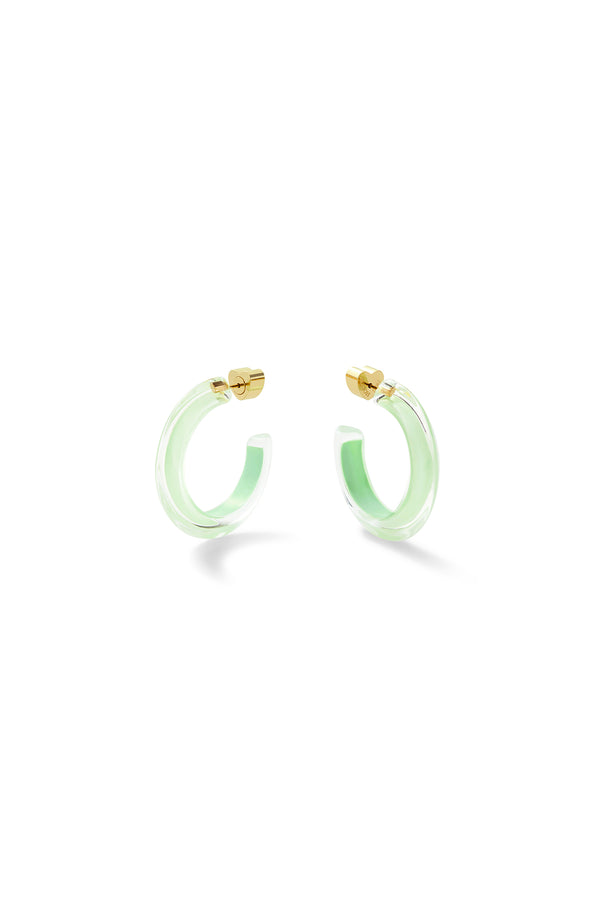 Alison Lou Fall Small Lucite Jelly Hoop™ Earrings