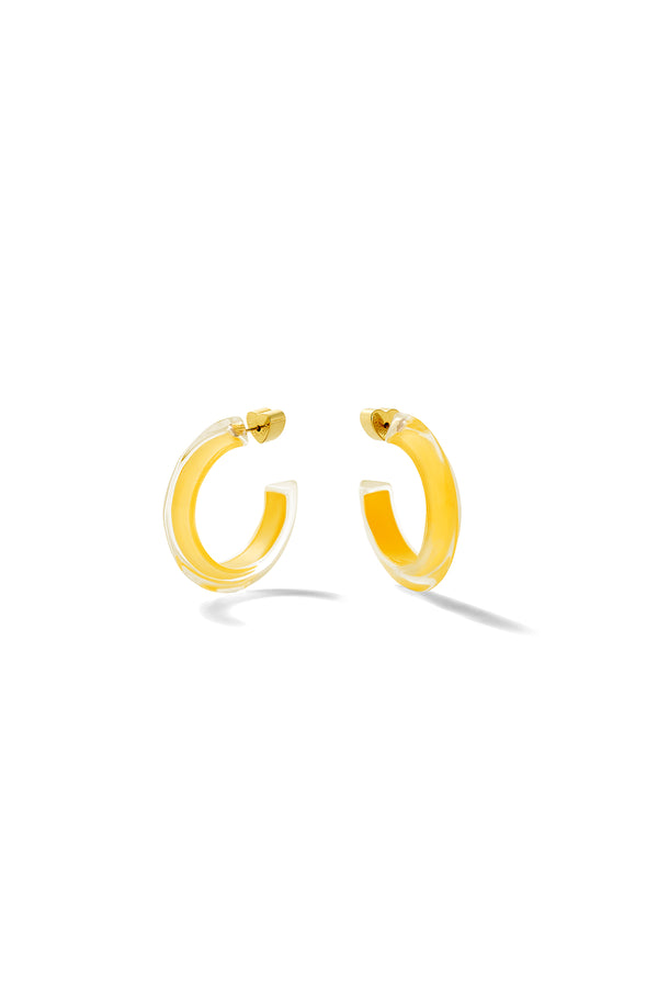 alison lou Fall Small Lucite Jelly Hoop™ Earrings