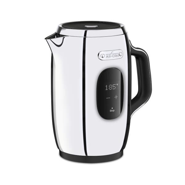 all clad 1.5L Electric Kettle; Touchscreen; Stainless Steel with 9 Temperature Settings
