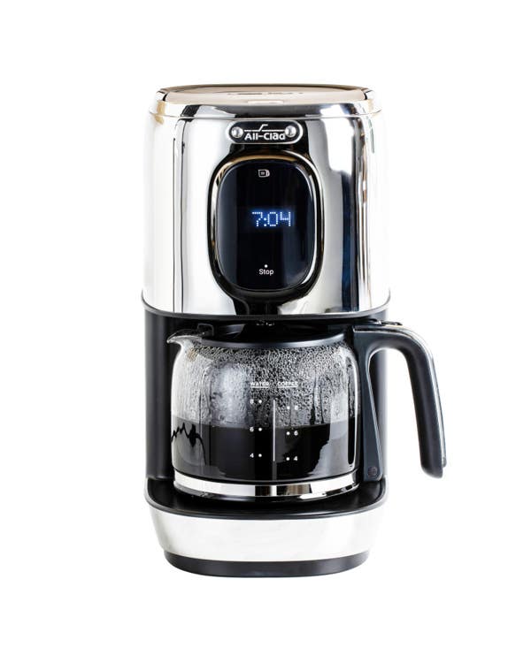 all clad 8 Cup Coffee Maker Touchscreen Stainless Steel Aroma function